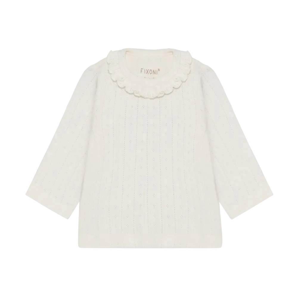 Fixoni Shirt Pointelle Eggnog