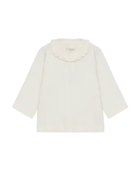 Fixoni Shirt Pointelle Eggnog