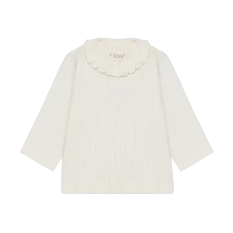 Fixoni Shirt Pointelle Eggnog