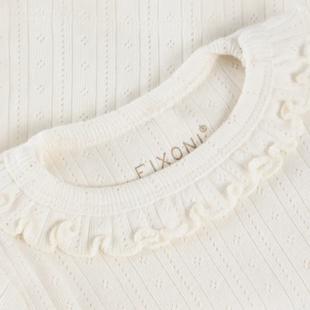 Fixoni Shirt Pointelle Eggnog