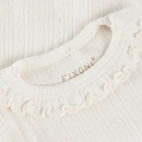 Fixoni Shirt Pointelle Eggnog