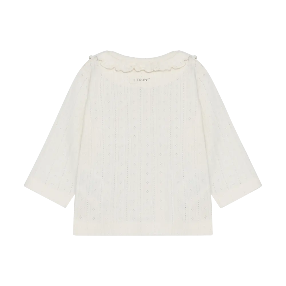 Fixoni Shirt Pointelle Eggnog