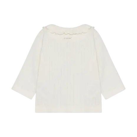 Fixoni Shirt Pointelle Eggnog