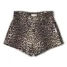 Petit Blush Short Jeans Leopard