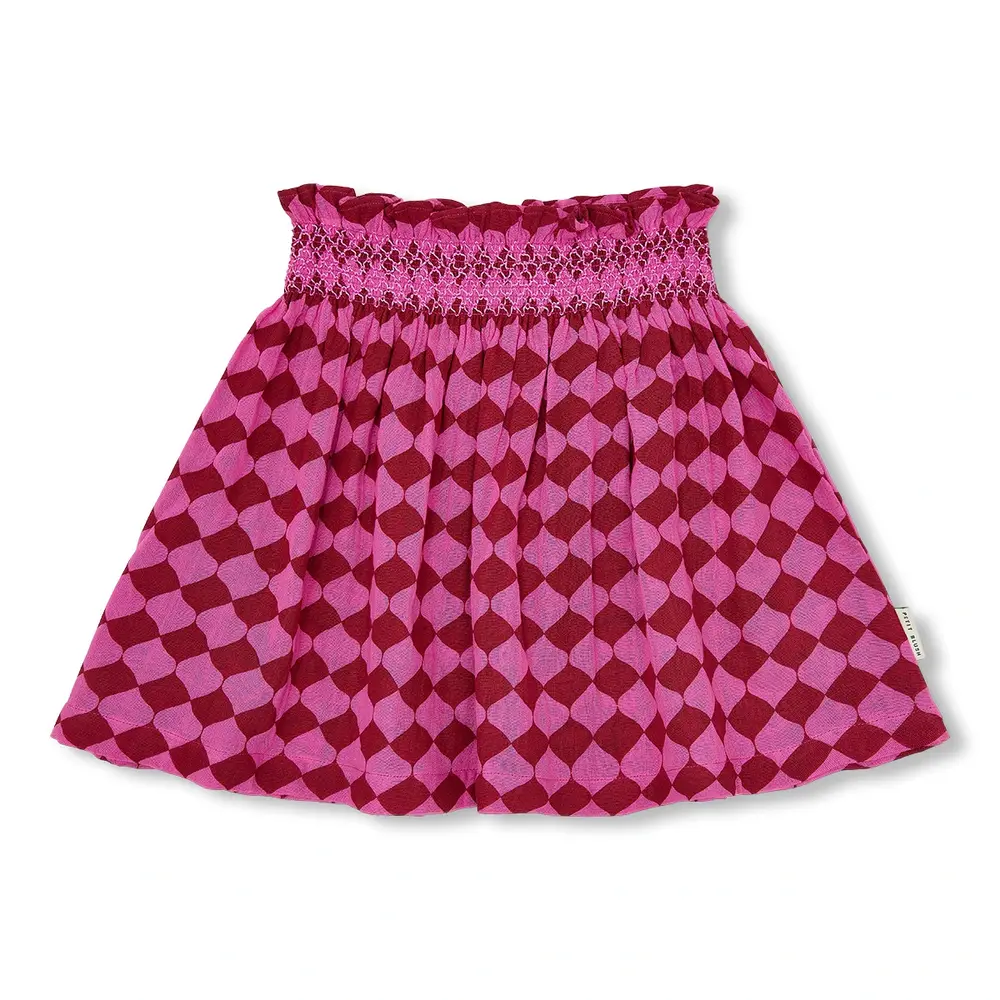 Petit Blush Rokje Mini Smock Berry Blush