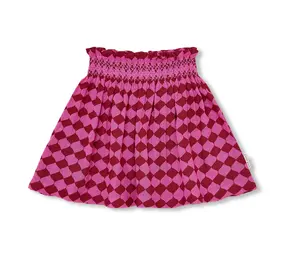 Petit Blush Rokje Mini Smock Berry Blush