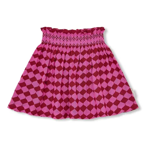 Petit Blush Rokje Mini Smock Berry Blush