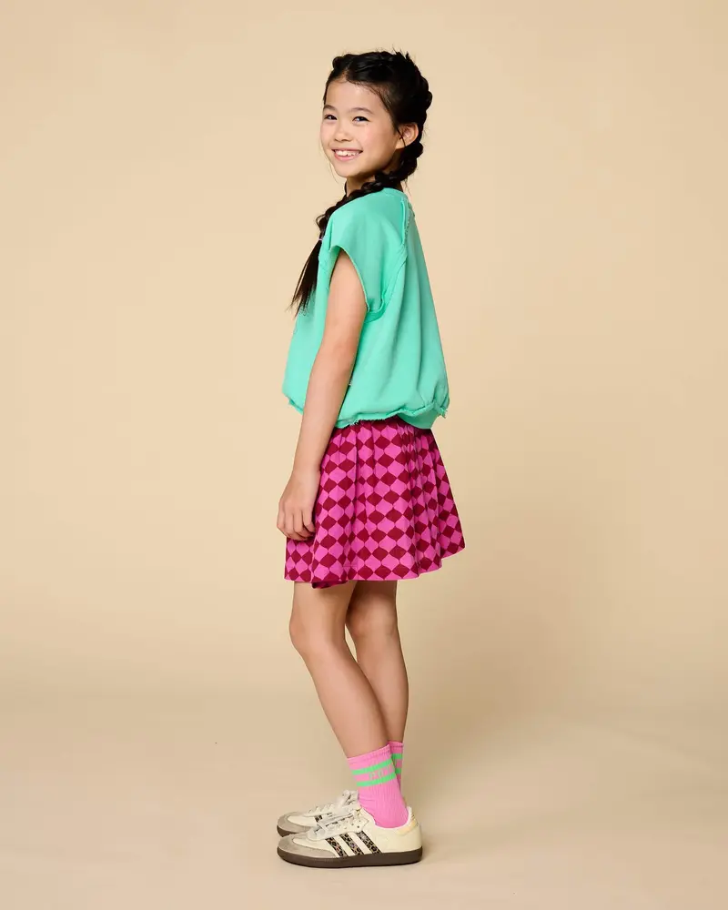 Petit Blush Rokje Mini Smock Berry Blush