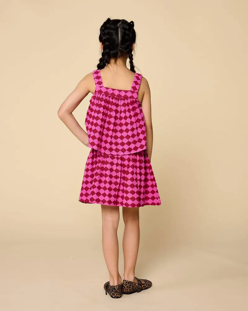 Petit Blush Rokje Mini Smock Berry Blush