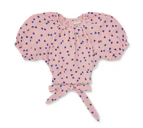 Petit Blush Blouse Adele Candy Hearts