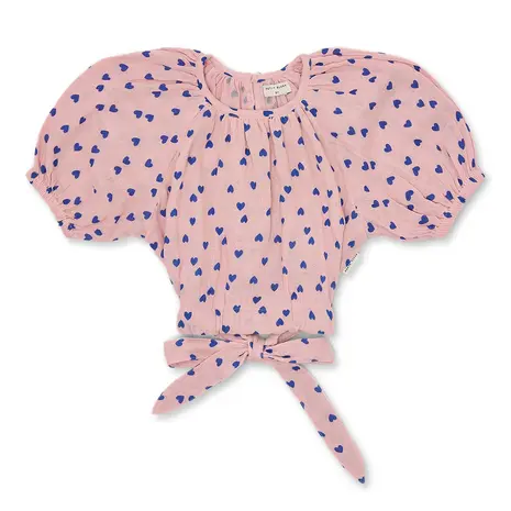 Petit Blush Blouse Adele Candy Hearts