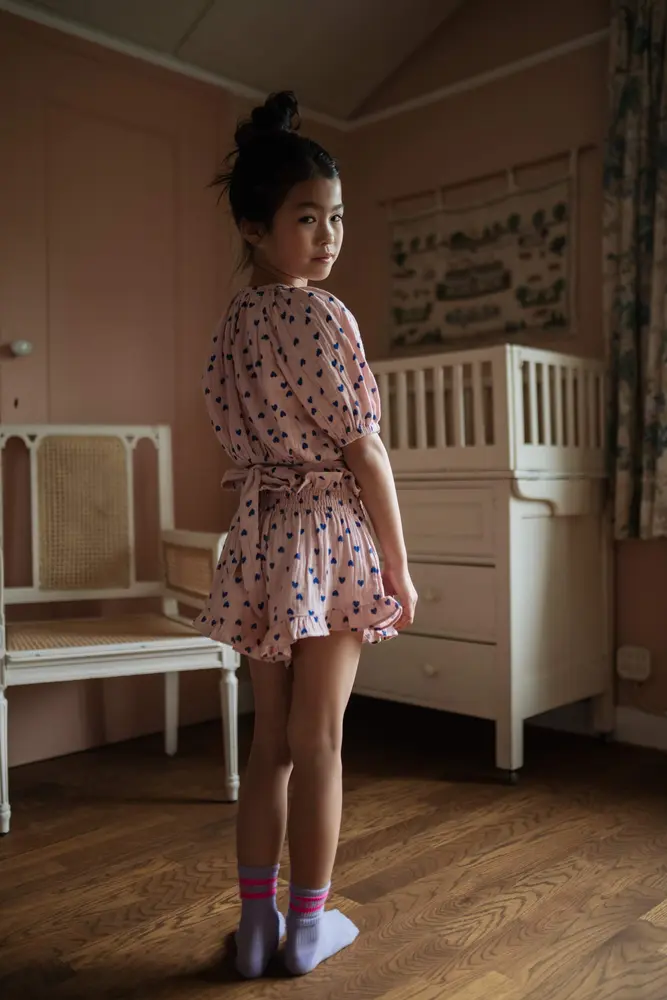 Petit Blush Blouse Adele Candy Hearts