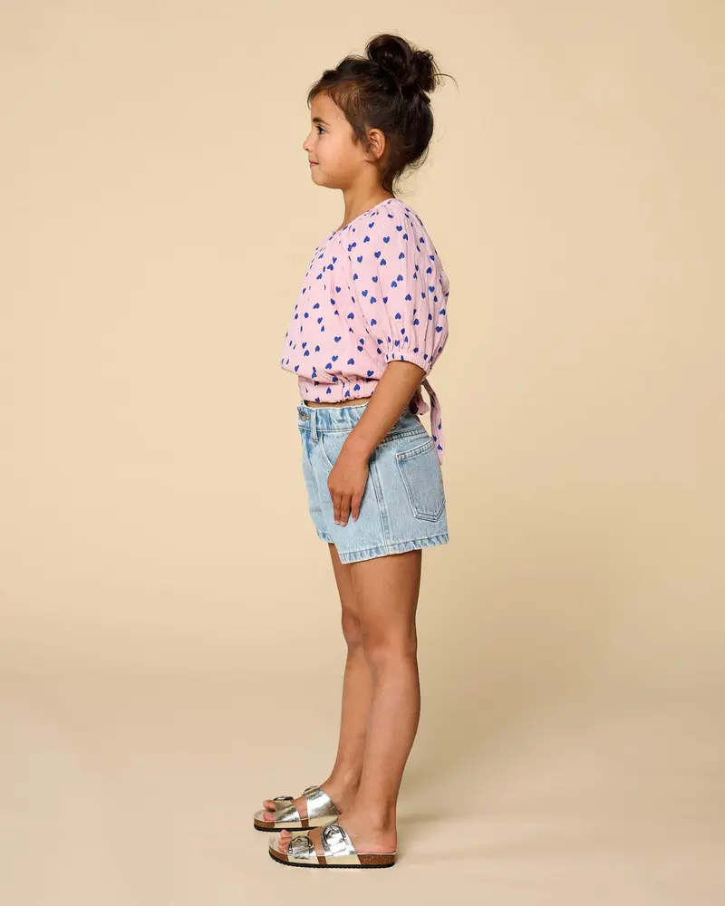 Petit Blush Blouse Adele Candy Hearts