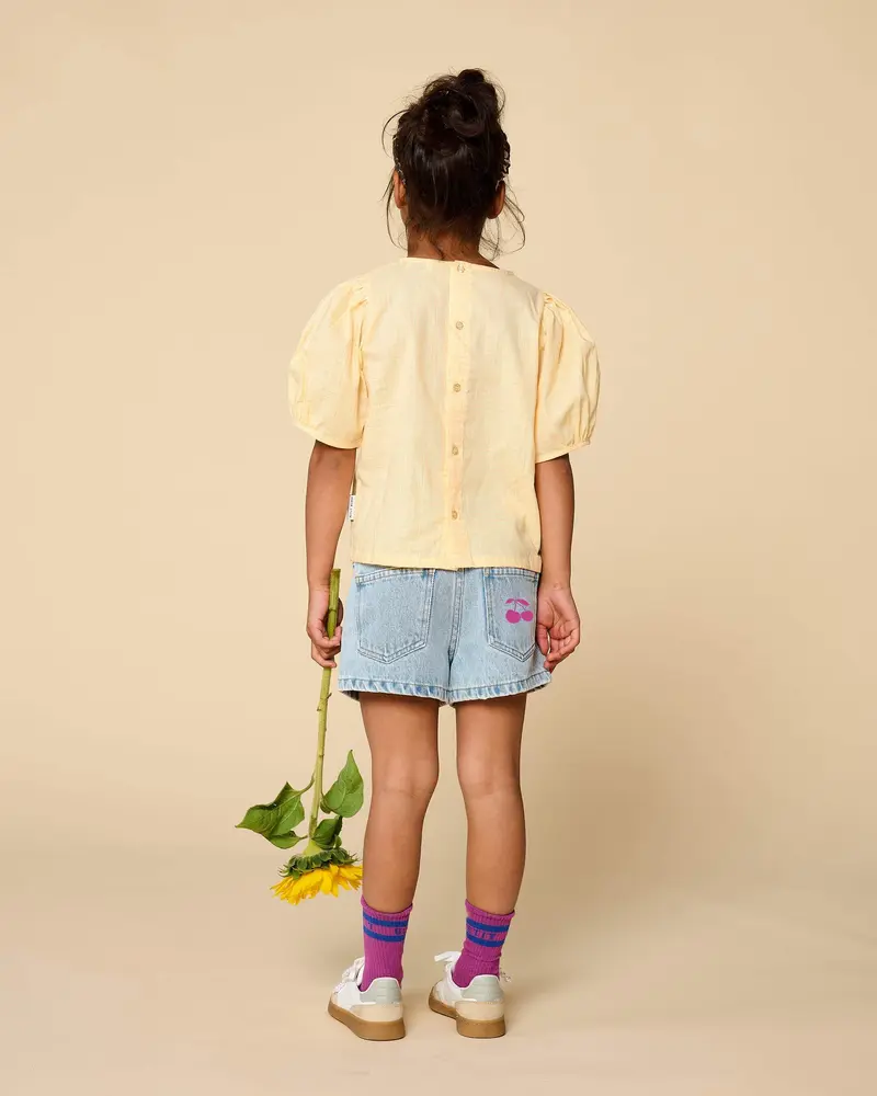 Petit Blush Short Jeans Pale Light Blue
