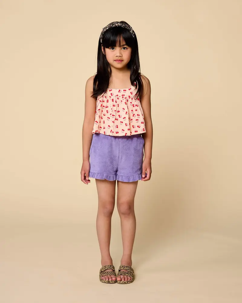 Petit Blush Short Badstof Chalk Violet