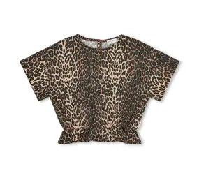 Petit Blush Blouse Leopard