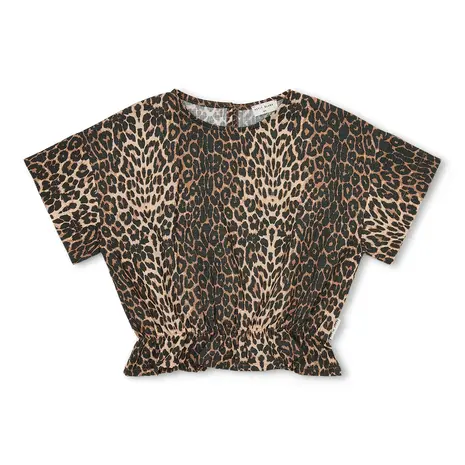 Petit Blush Blouse Leopard