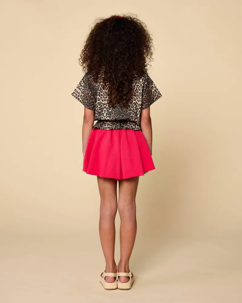 Petit Blush Blouse Leopard