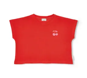 Petit Blush Top Badstof Cherry Grenadine