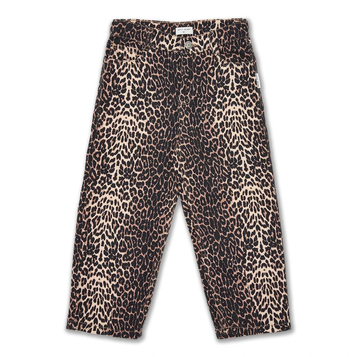 Jeans Ballon Fit Leopard afbeelding