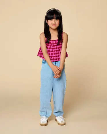 Petit Blush Jeans Ballon Fit Light Blue