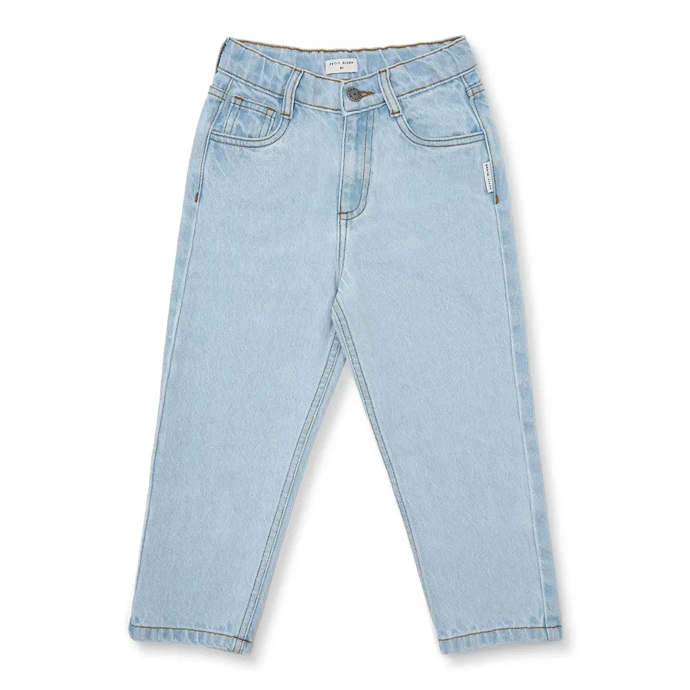 Petit Blush Jeans Baggy Fit Pale Light Blue
