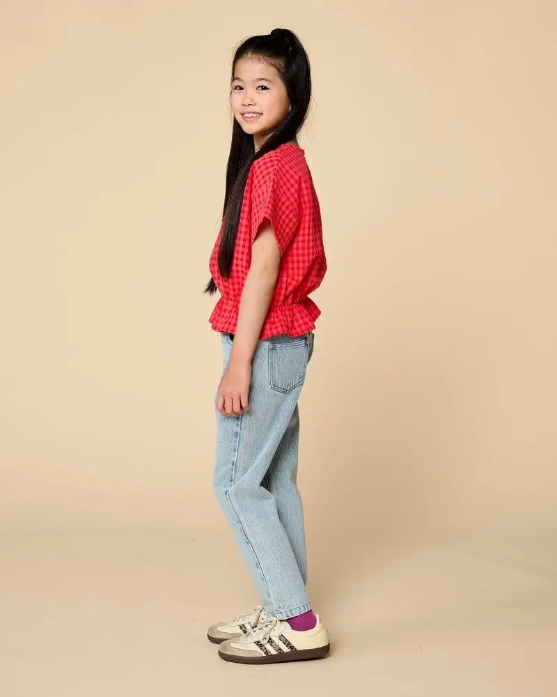 Petit Blush Jeans Baggy Fit Pale Light Blue