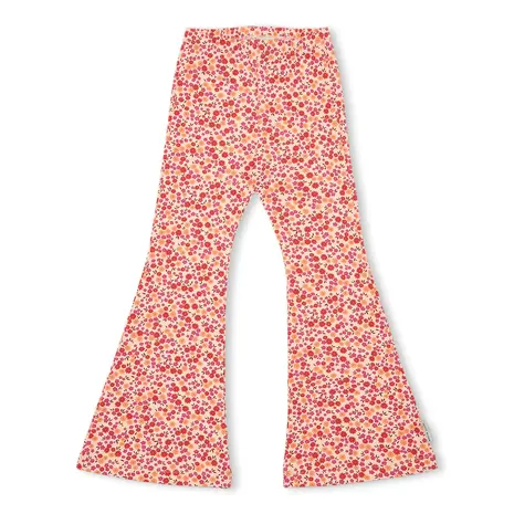 Petit Blush Broek Flared Bowie Small Flowers
