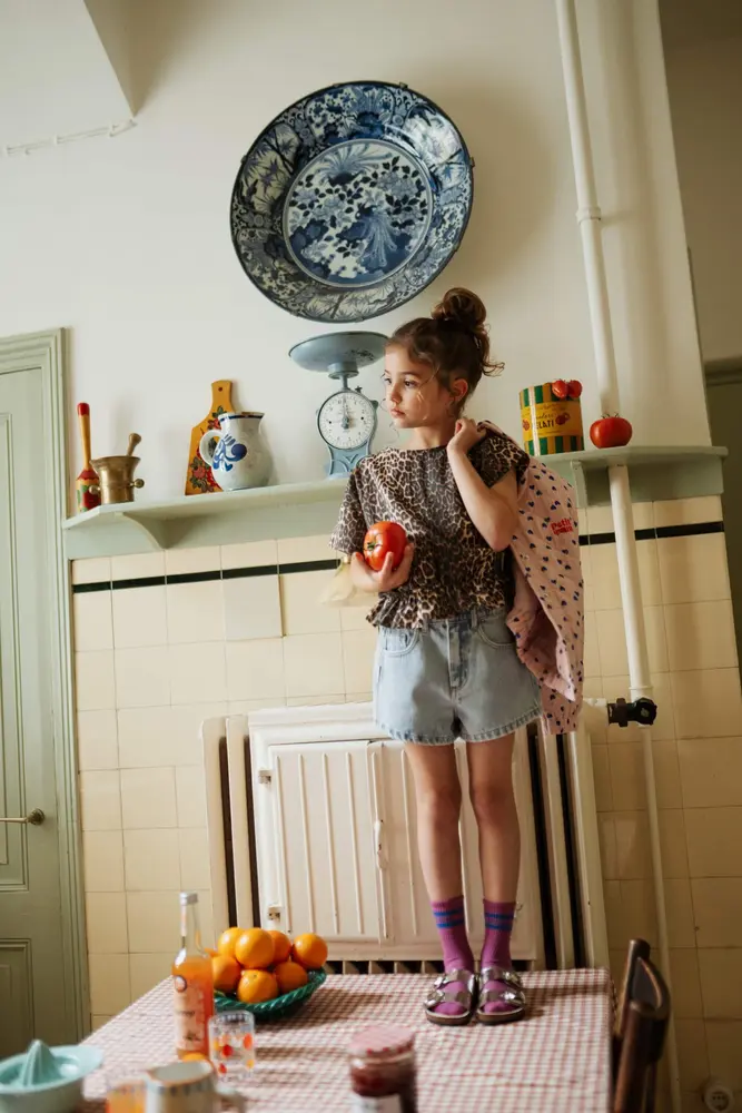 Petit Blush Sokken Rose Dazling Blue