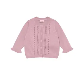 Fixoni Cardigan Knit Bleached Mauve