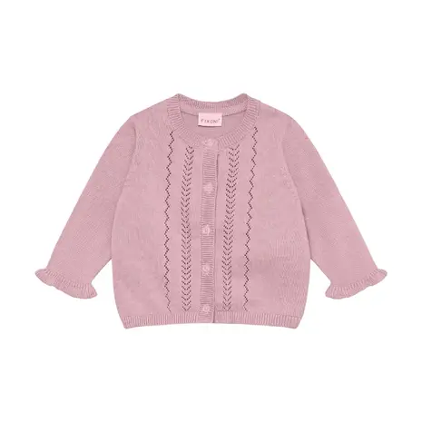 Fixoni Cardigan Knit Bleached Mauve