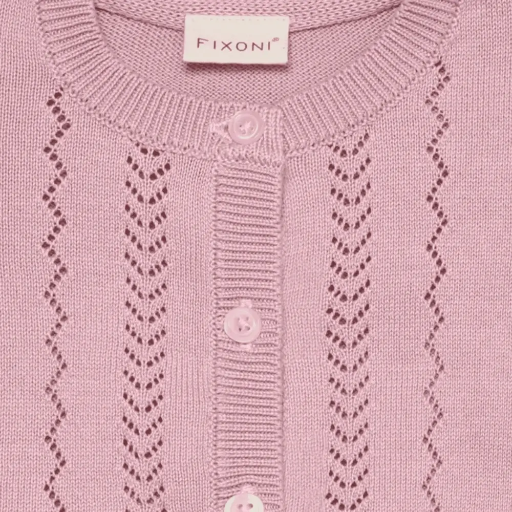 Fixoni Cardigan Knit Bleached Mauve