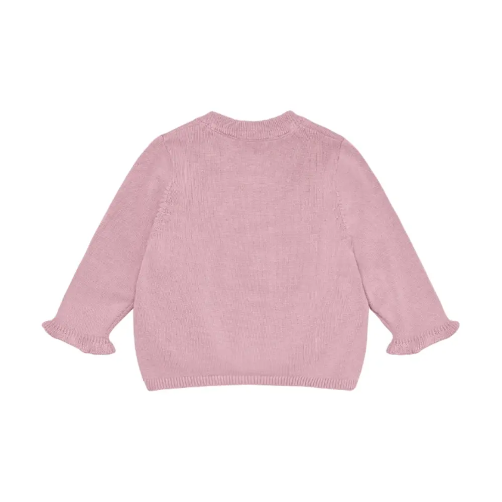 Fixoni Cardigan Knit Bleached Mauve