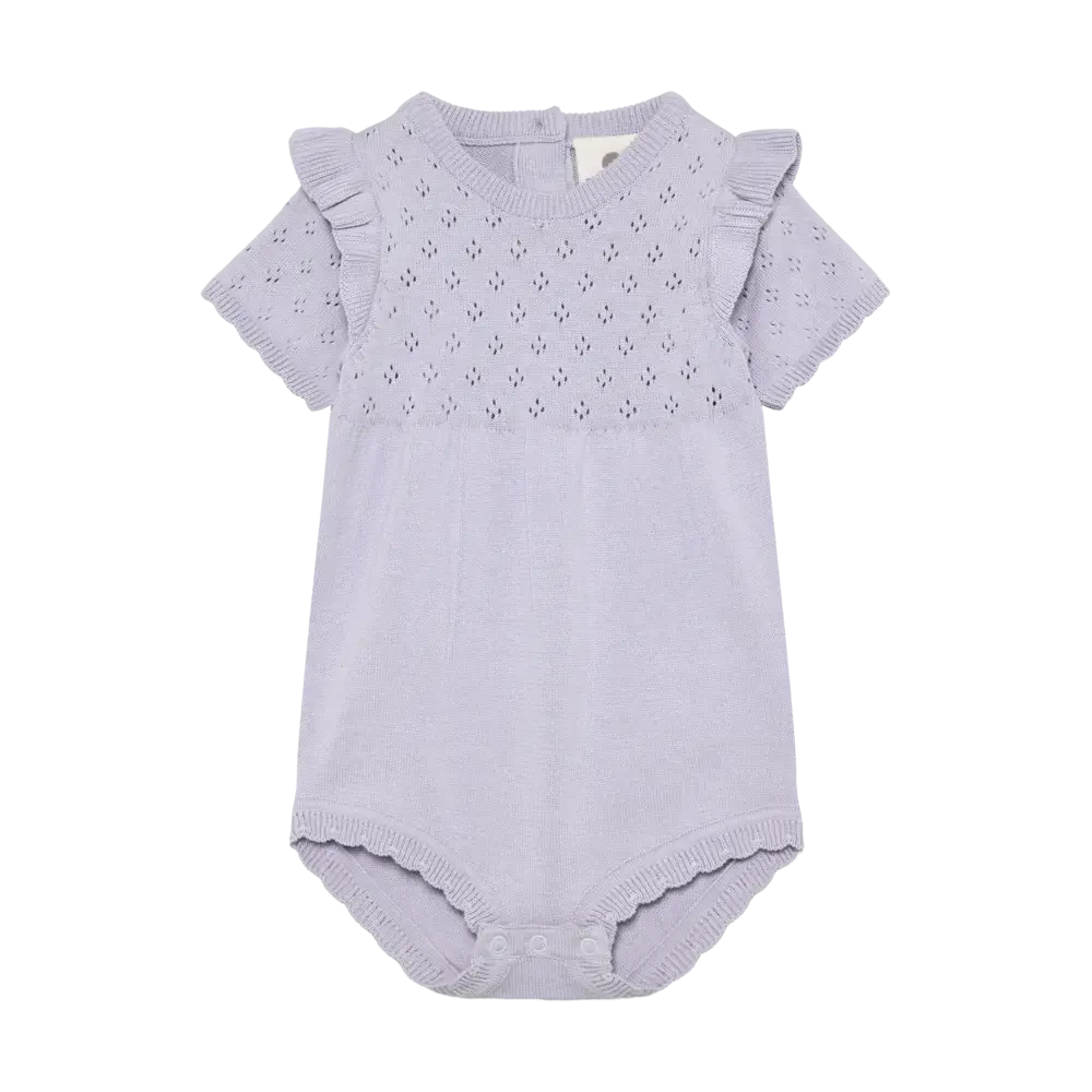 EnFant Romper Knit Purple Heather