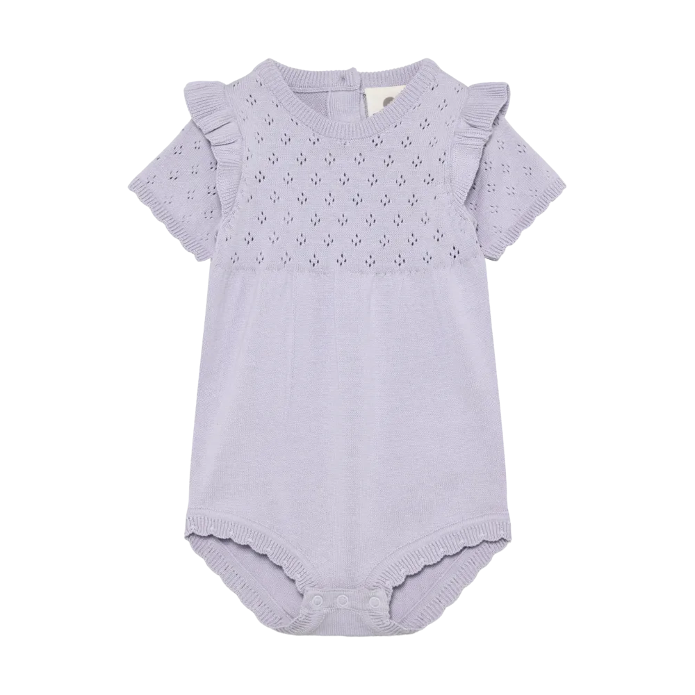 Romper Knit Purple Heather afbeelding