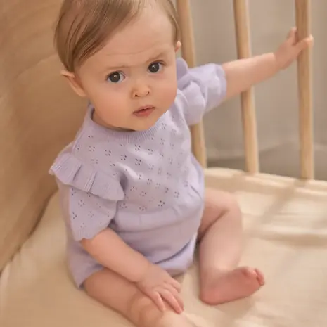 EnFant Romper Knit Purple Heather
