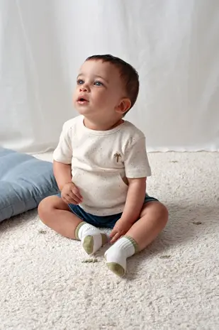 Feetje Babykleding Short Denim Safari Savage Lichtblauw Denim