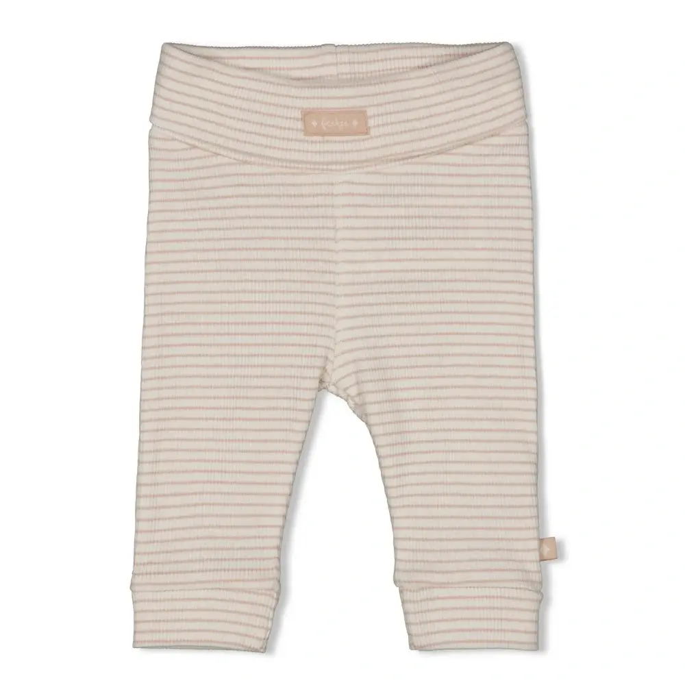 Feetje Babykleding Broek Rib Streep Honey Bear Zand