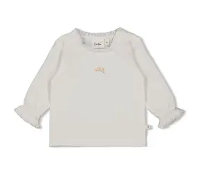 Feetje Babykleding Longsleeve Delicate Flower Offwhite