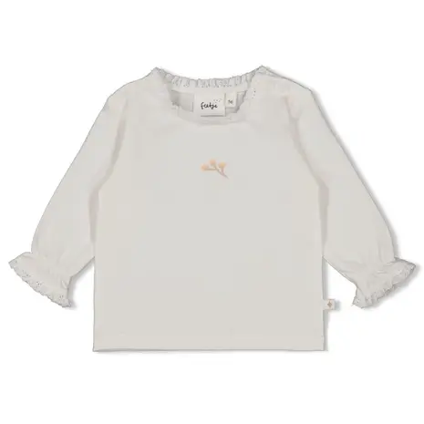 Feetje Babykleding Longsleeve Delicate Flower Offwhite