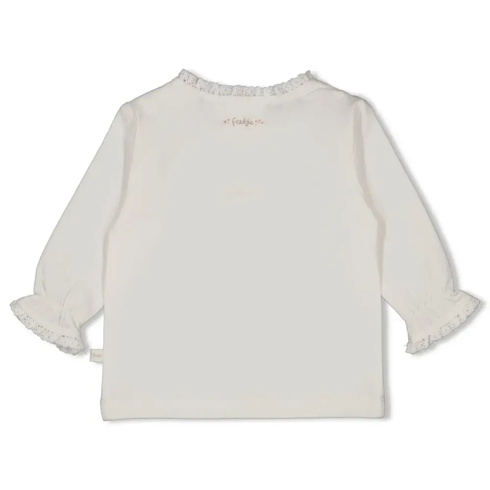 Feetje Babykleding Longsleeve Delicate Flower Offwhite