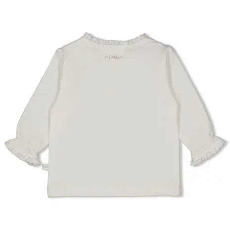 Feetje Babykleding Longsleeve Delicate Flower Offwhite