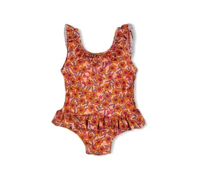 Feetje Babykleding Badpak Love Peace Aloha Perzik