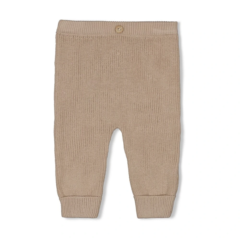 Broek Gebreid The Knits Zand melange afbeelding