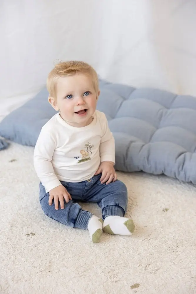 Feetje Babykleding Broek Denim Safari Savage Lichtblauw Denim