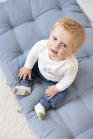 Feetje Babykleding Broek Denim Safari Savage Lichtblauw Denim