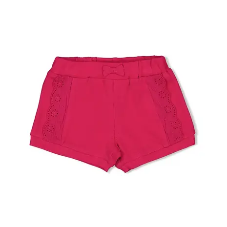 Feetje Babykleding Short Love Peace Aloha Fuchsia
