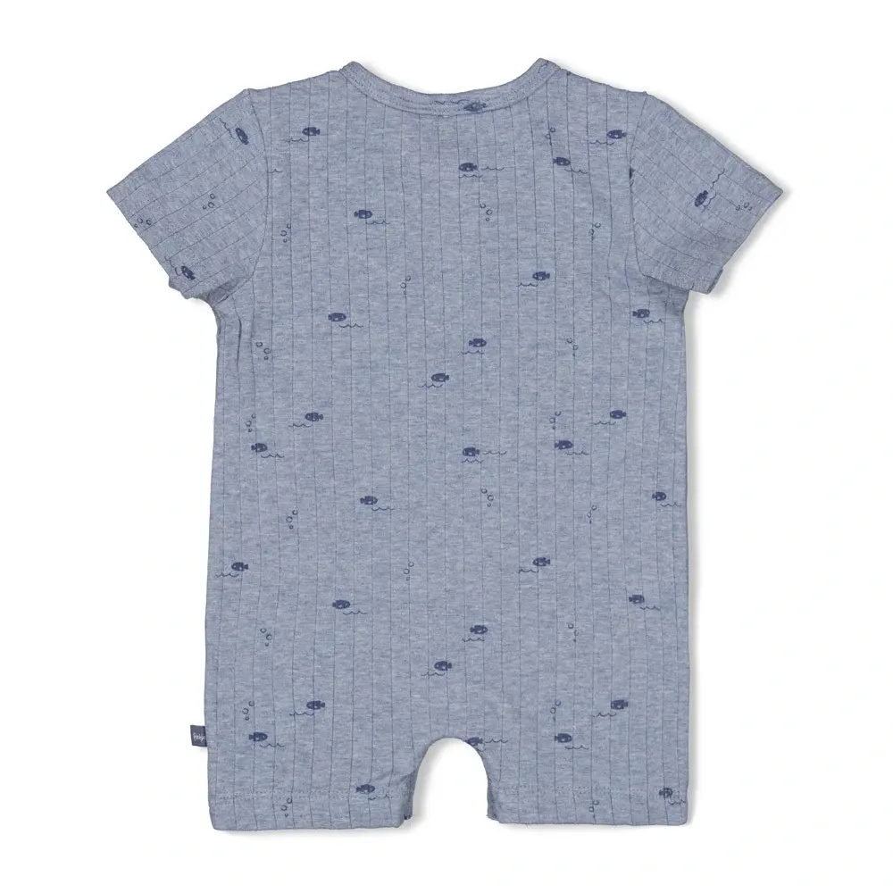 Feetje Babykleding Kort Pakje Rib Blue Ocean Blauw Melange
