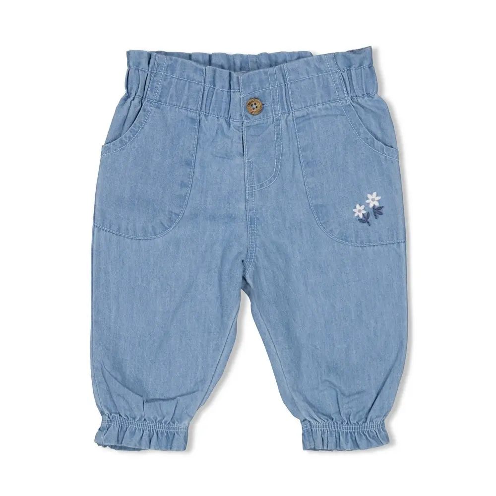 Feetje Babykleding Broek Ruches Summer Denims Lichtblauw Denim Feetje Babykleding Broek Ruches Summer Denims Lichtblauw Denim
