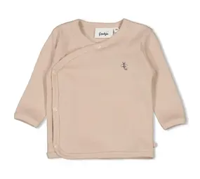Feetje Babykleding Overslagshirt Rib Honey Bear Zand Feetje Babykleding Overslagshirt Rib Honey Bear Zand